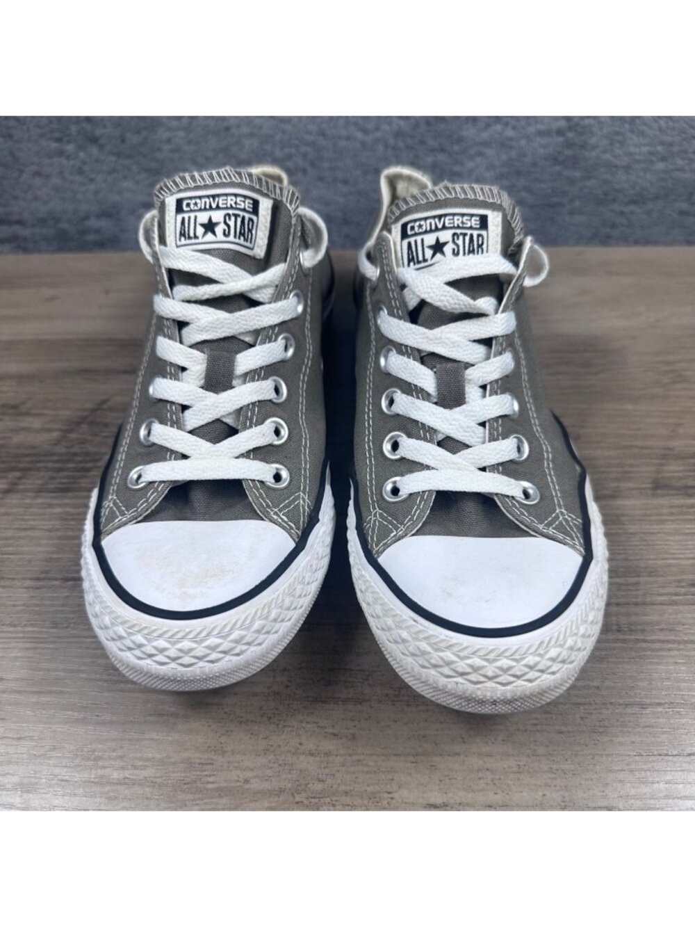 Converse All Star Green Oliva Low Top Sneakers Unisex Size 8 US EU 39 Canvas Rub